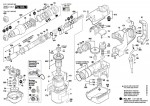 Bosch 0 611 240 906 GBH 5-38 X Rotary Hammer Spare Parts